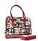 Obama Padlock Satchel Handbags With Wallet - Set