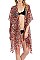 TASSEL CHEETAH KIMONO CARDIGAN