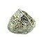 OR0289TTCRY Textured Stretch Ring With Stone