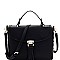 Trendy Leopard Detail Tassel Accent Flap Satchel Shoulder Bag MH-RM8046