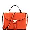 Trendy Leopard Detail Tassel Accent Flap Satchel Shoulder Bag MH-RM8046