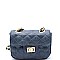 S0486-LP Quilted Turn-Lock Small Shoulder Bag
