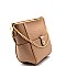 S87166-LP Chain Accent Multi-Pocket Cross Body