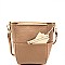 S87166-LP Chain Accent Multi-Pocket Cross Body