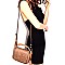 S87279-LP Snake Print Flap Medium Satchel Mini Bag