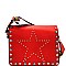SD6079-LP Studded Star Accent Shoulder Bag with Tribal Aztec Strap