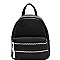 SD6321-LP Zipper Accent Medium Fashion Backpack