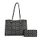 wholesale Large Size Shoulder Tote Bag w Wallet Set