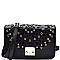 SG134-LP Rhinestone Embellished Laser-Cut Detail Flap Cross