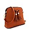 Tassel Bow Accent 3-Compartment Cross Body MH-SG4059B