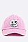 Sequined Emoji Patch Denim Cap LA-EMH0959N