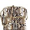 TASSEL ACCENT SNAKE PRINT CROSS BODY MESSENGER