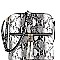TASSEL ACCENT SNAKE PRINT CROSS BODY MESSENGER