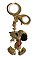 Rhinestone Multicolored Crystal Cute Pendant Charm Keychain with Lobster Clip