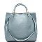 SS1055-LP Metal Handle Satchel Shoulder Bag