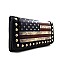 US Flag Print Rhinestone Checkbook Vintage Wallet