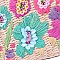 Classy Nicole Lee Embroidered Flowers Straw Tote Bag JPSTR12677