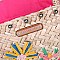 Chic Nicole Lee Flower Embroidered Straw Tote Bag JPSTR12679