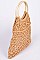 Round Handle Cotton Crochet Summer Bag