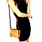Woven Bamboo Boxy Shoulder Bag MH-SW19497