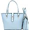 Flip-Lock 2 in 1 Saffiano Tote Satchel Value SET SZ6803-LP