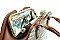 Jewel Top Rhinestone Metal Framed Alligator Satchel - Designer Like