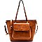 TS1191-LP 2 in 1 Shopper Tote with Detachable Crossbody