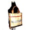 Stripe Print Shopping Tote