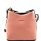 TWF0009-LP Twenty One Two-tone Bucket Shoulder Bag