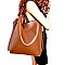 UN0041-LP  String Accent Two-faced Two-tone Oversized Hobo