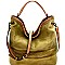 US0006-LP Quality Woven Detail Brush Painted 2-Way Hobo