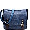 VC0009-LP Unisex Belted Flap Messenger with Tablet Holder