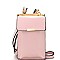 W1174-LP Cellphone and Card Holder Cross Body for All Sizes