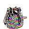 WE0022-LP Sequins Embellished Drawstring Bucket Bag