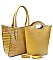 2 IN 1 Crocodile Tote Set