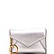 WLW48860-LP Madison West Saffiano Envelope Credit Card Case Wallet with Key Ring