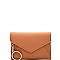 WLW48860-LP Madison West Saffiano Envelope Credit Card Case Wallet with Key Ring