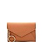 WLW48860-LP Madison West Saffiano Envelope Credit Card Case Wallet with Key Ring