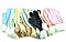 Ladies Feather Cuff Winter Gloves