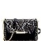 VERSATILE SNAKE PRINT CROSS BODY WALLET & CELLPHONE HOLDER