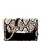 VERSATILE SNAKE PRINT CROSS BODY WALLET & CELLPHONE HOLDER