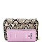 VERSATILE SNAKE PRINT CROSS BODY WALLET & CELLPHONE HOLDER