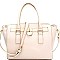 Padlock Accent Structured 2Way Bag