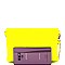 NEON FLAP CLUTCH BAG
