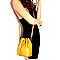 TWO WAY DRAWSTRING BUCKET SATCHEL SHOULDER BAG