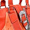 RHINESTONE BUCKLED TOTE