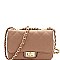 Fab Quilted Turn-Lock Chain Shoulder Bag MH-XB19462