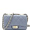 Fab Quilted Turn-Lock Chain Shoulder Bag MH-XB19462