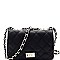 Fab Quilted Turn-Lock Chain Shoulder Bag MH-XB19462