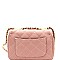 Fab Quilted Turn-Lock Chain Shoulder Bag MH-XB19462